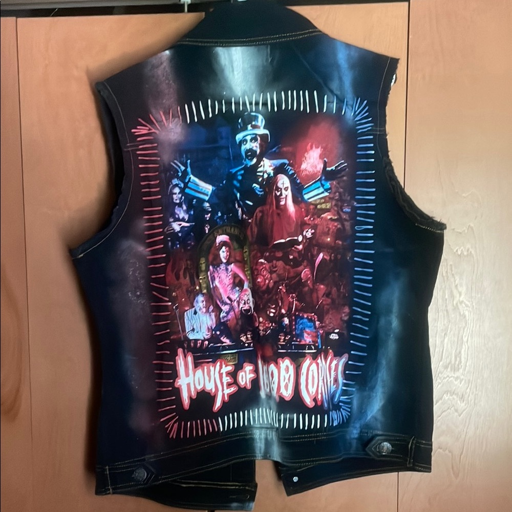 Rob Zombie’s House of 1000 Corpses Custom Graphic Vest by Rock N Horror.